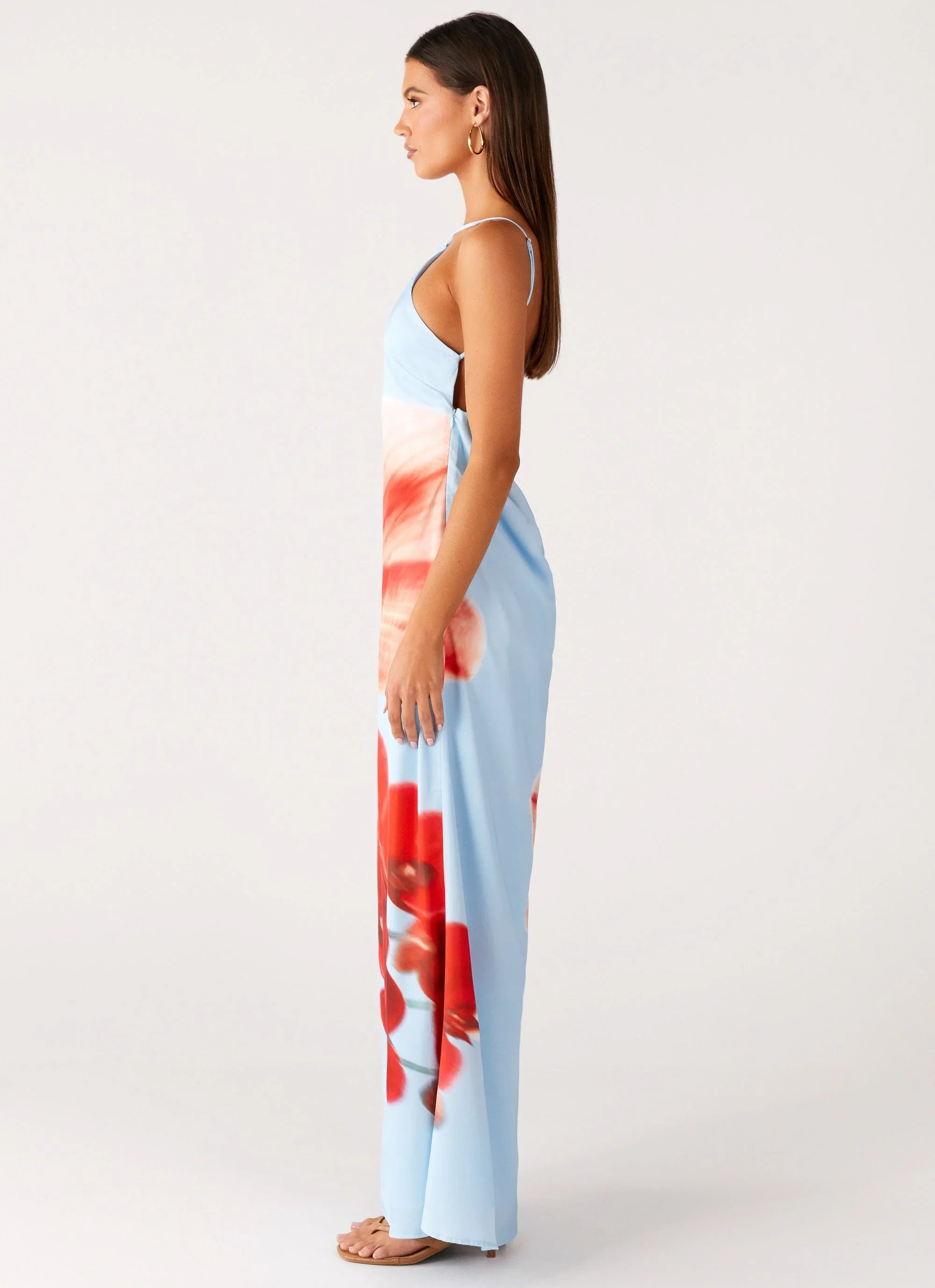 Chloe Maxi Dress - Turquoise Bloom